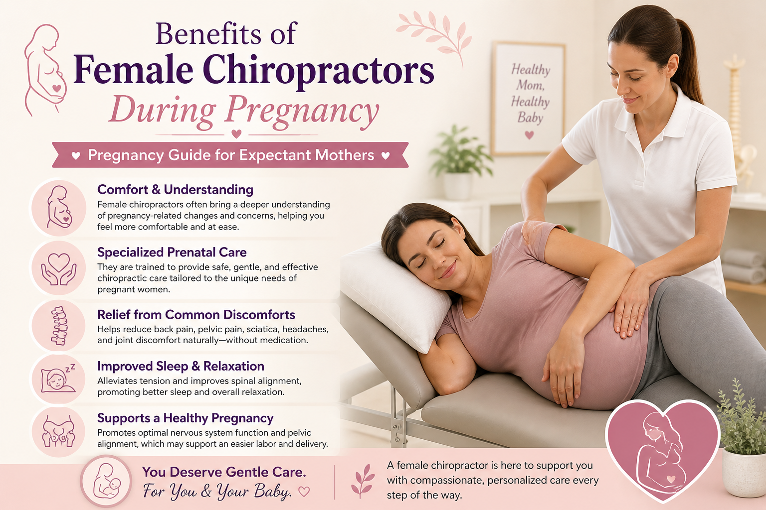 female chiropractor